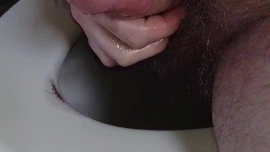Masturbating with the natural light in the bathroom