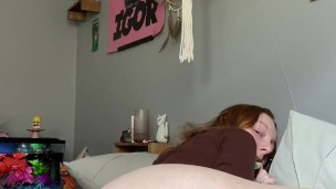 tired gf masturbates for you