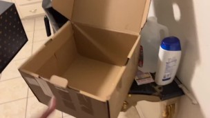 Thank you for 25k subscribers! Anal queen Unboxing our gift 🎁