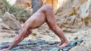 NAKED YOGA BONER WORKOUT