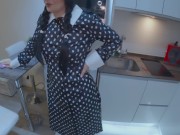 Cheating stepmother Came back from the party and got stepson's dick in the throat and cum in the ass 2/16