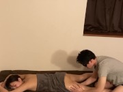 強め口リータへ女風オイルマッサージ〜濃厚セックス (横アングル) 4/16