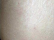 POV. I fuck my stepsister doggy style with a dildo 3/16