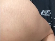 POV. I fuck my stepsister doggy style with a dildo 9/16