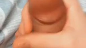 Big uncut cock / Handjob