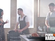 Cum Hungry Hottie Candi Luciani Gets Treated To A Deep DP Slamming By Her Fuck Buddies 1/16