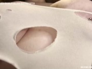 Flat Chest Redhead's Massive Breast Expansion - A Cup to K Cup - BustySeaWitch 15/16