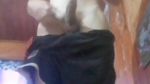 My cock is so hot that it made me massage it until I got an erection.