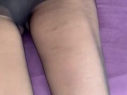 I like to cum on her pantyhose and her small tits 7/16