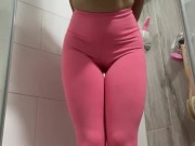 PAWG pees her pants for you! Pee Desperation 1/16