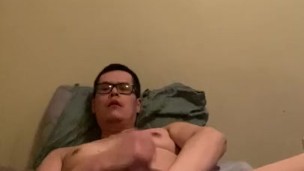 Cum on my own belly