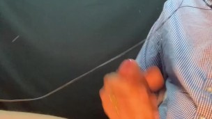 massive cum shot from big uncut pretty dick huge cock slow motion too!