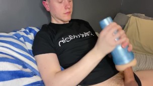 Quick ass fleshlight fuck