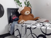 I play with my dildo before going to the movies 10/16