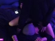 My caged femboy have a useless dick but a useful mouth 1/16