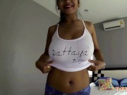 Asian girl with big natural tits gets fucked by a lucky foreigner 3/16