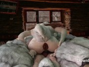 Cowgirl Fucked By A Monster On A Down And Fur Bed. A Valentinagirls Doll 9/16