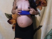 Comi até o cuzinho da.que está grávida! 3/16