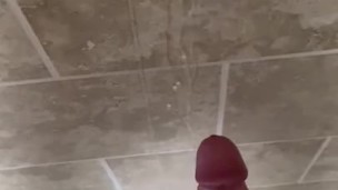 Slo-mo wanking with epic heavy cum