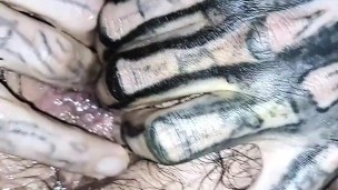 i show my destroyed cummy,hairy asshole after bareback fuck