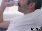 PURGATORYX Husband controls his wife Scarlett Alexis with his magical remote control 1/16