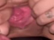 Cuck hubby fucks and fingers bulls cum out 2/16