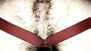 enjoy my hairy creampie - watch me squeeze and fart cum out of my hairy asshole and swallow it