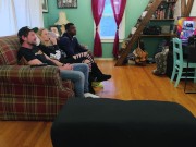 NCAA Final 3some. Rhi Gets Spitroasted by Ty and a BBC 1/16