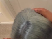 His girlfriend helps him face fuck me 10/16