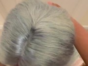 His girlfriend helps him face fuck me 3/16