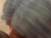 His girlfriend helps him face fuck me 7/16