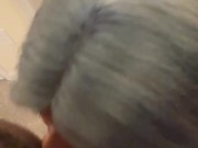 His girlfriend helps him face fuck me 8/16