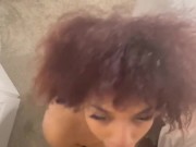 Getting a big load all over my face after I worked for it 3/16