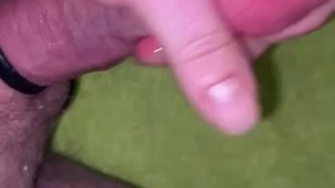 Jerking off. This prostate toy makes me cum in seconds!!