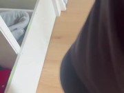 she swallows my cum in the laundry room 7/16