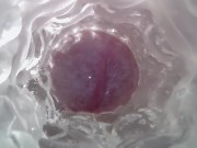 Sweet creampie in vagina. Super internal camera 1/16
