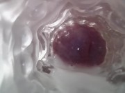 Sweet creampie in vagina. Super internal camera 15/16