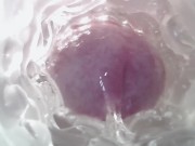 Sweet creampie in vagina. Super internal camera 2/16