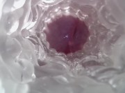 Sweet creampie in vagina. Super internal camera 3/16