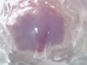 Sweet creampie in vagina. Super internal camera 4/16