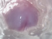 Sweet creampie in vagina. Super internal camera 5/16
