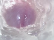 Sweet creampie in vagina. Super internal camera 6/16