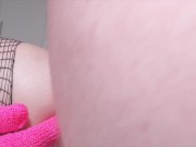 Watch His Fat Cock Fuck My Little Wet Asshole Until He Cums All Over Me 14/16