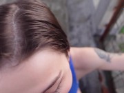 Public Blowjob on a public rooftop 4/16