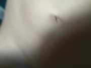 Skinny brunette fucks gives blowjob and swallows cum 8/16