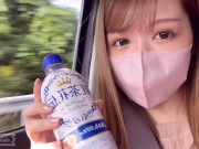 超可愛い彼女と温泉で生ハメセックス、我慢できずに大量に口内射精/日本人カップル/素人 1/16