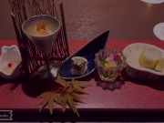 超可愛い彼女と温泉で生ハメセックス、我慢できずに大量に口内射精/日本人カップル/素人 2/16