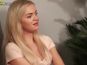 CFNM femdoms sucking guy cock till cum 2/16