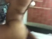 I let my neighbor put it on me while my husband is working😈 1/16