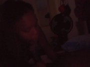 In low light I suck my step-brothers cock🍆 14/16